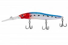Фото воблер kyoda deep stun minnow-110f, длина 11,0 см, вес 16,0 гр, заглубление до 4,0 м, цвет p1286-1
