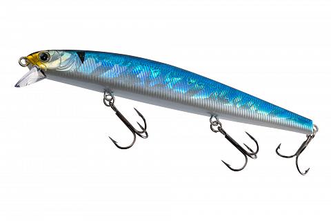 Фото воблер kyoda blazer minnow-123f, длина 12,3 см, вес 15,0 гр, цвет p1880-1, заглубление 0,3-0,5 м