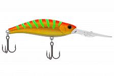 Фото воблер kyoda sharp minnow-75f, длина 7.5 см, вес 12.0 гр, цвет p1573, заглубление 1.5-4 м.