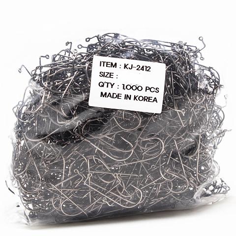 Фото крючок джиговый kumho kj-2412, №5/0 bn (1000 шт./упак.)