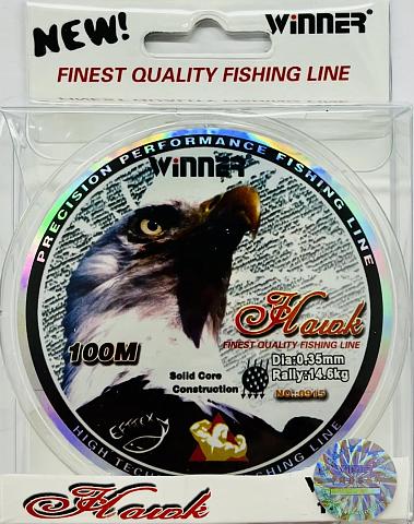 Фото hawk winner d-0,45 мм, l-100 м (10 шт)