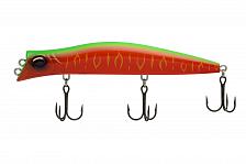 Фото воблер kyoda pocky minnow-130f, длина 130 мм, вес 17,5  гр, цвет p1041 заглубление 0,1 - 0,2 м.