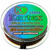 Фото kortex multycolor d-0,45 мм, l-150 м,  разноцветная, разрывная нагрузка 14,26 кг (6 шт/упак)