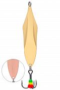 Фото блесна зимняя flat squid, вес 11,0 гр. длина 65 мм,  цвет 005