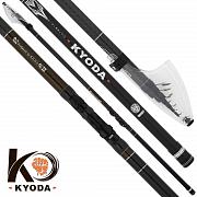 Фото удилище kyoda x-cross 400 bolo, длина 4 м, с кольцами, hmc