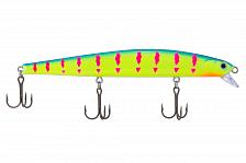 Фото воблер kyoda blazer minnow-123f, длина 12,3 см, вес 15,0 гр, цвет p1353, заглубление 0,3-0,5 м