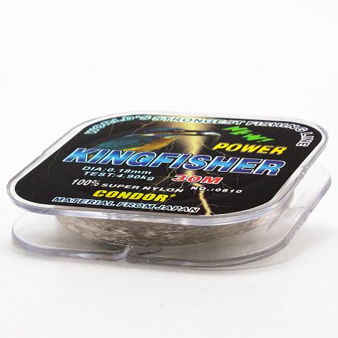 Фото kingfisher  condor d-0,18 мм, l-30 м,  разрывная нагрузка 4,90 кг (20 шт)