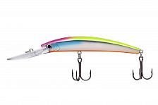 Фото воблер kyoda pelipper minnow-110f, длина 110 мм, вес 16,5  гр, цвет p1050 заглубление 0- 3 м.
