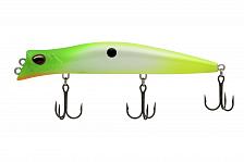 Фото воблер kyoda pocky minnow-130f, длина 130 мм, вес 17,5  гр, цвет p1037 заглубление 0,1 - 0,2 м.