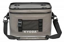 Фото tермобокс kyoda, жесткий каркас 15 л, цвет серый, sc15