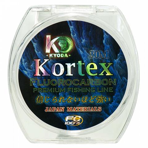 Фото kortex флюорокарбон d-0,39 мм, l-30 м, разрывная нагрузка 10,1 кг (6шт/упак)