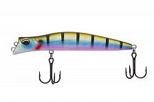 Фото воблер kyoda pocky minnow-100f, длина 100 мм, вес 10,5  гр, цвет p2276 заглубление 0 - 0,2 м.