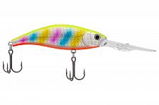 Фото воблер kyoda sharp minnow-85f, длина 8,5 см, вес 17,5 гр, цвет p1656, заглубление 3,6-4,5 м