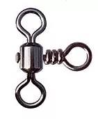 Фото вертлюг тройной 90 град. cross-line crane swivel, цвет black nikel, размер 2, (50шт.)